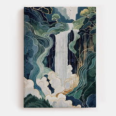 Echoes Of Flow Canvas
