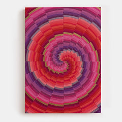 Spiral of Warmth Canvas