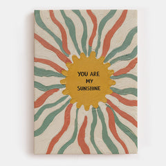 You Are My Sunshine Canvas