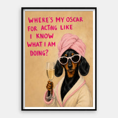 Onde está meu Oscar — Art Print Vertical #01