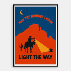 Light The Way — Kunstprint verticaal #01