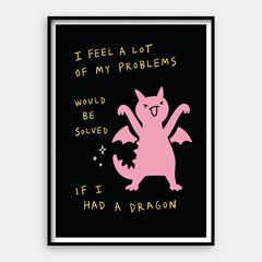 Pet Dragon — Umělecký tisk Vertikální #01