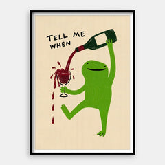 Řekni, kdy — Art Print Vertical #01