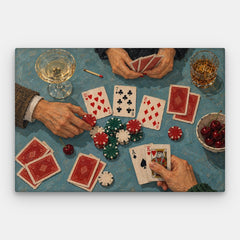 Poker Night Canvas — Canvas Orizontal #01