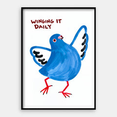 Winging It Daily — Taidevedos pystysuora #01