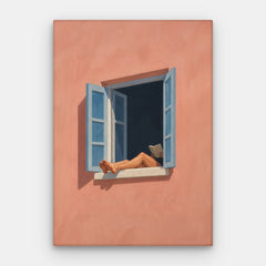 Sonnengeküsste Kapitel Leinwand – Leinwand Vertikal #01