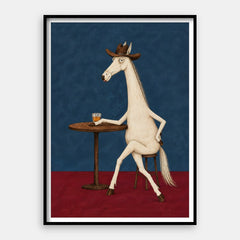 Cheval sans nom — Tirage d'art vertical #01